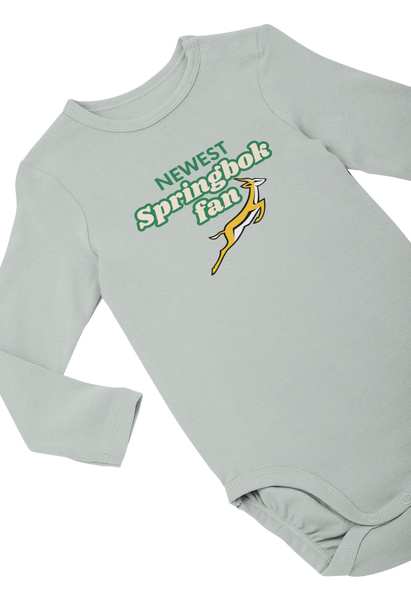 Newest Springbok Fan - Baby vest