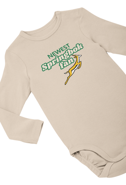 Newest Springbok Fan - Baby vest