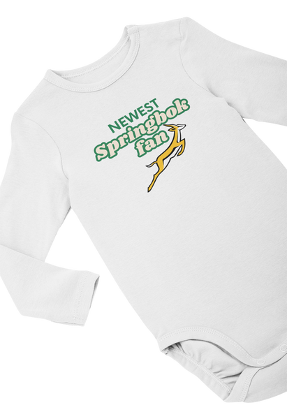 Newest Springbok Fan - Baby vest