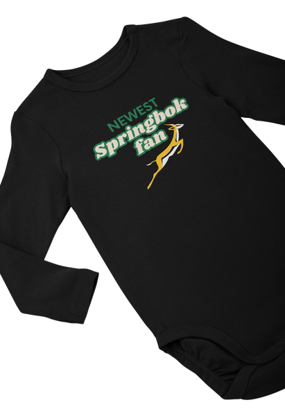 Newest Springbok Fan - Baby vest