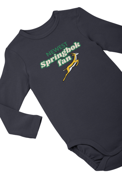 Newest Springbok Fan - Baby vest