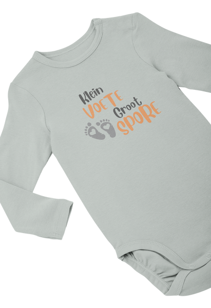 Klein Voete Groot Spore - Baby vest