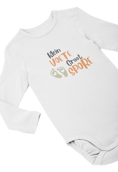 Klein Voete Groot Spore - Baby vest