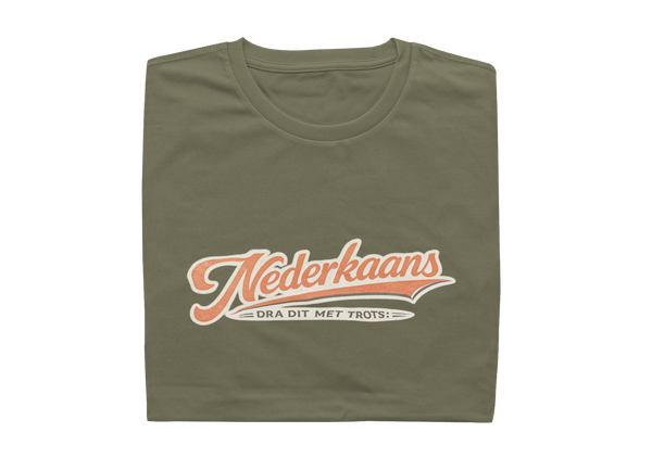 Nederkaans - Dra Dit Met Trots - Vintage - Mens Shirt