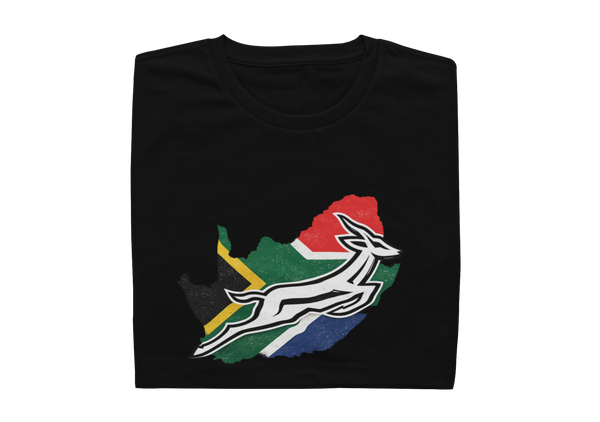 Springbok, South Africa, Flag - Mens Shirt