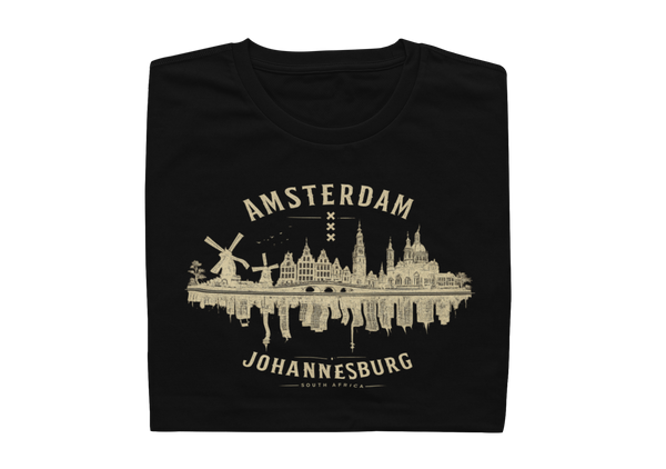 Amsterdam vs Johannesburg T-shirt, South African - Mens Shirt