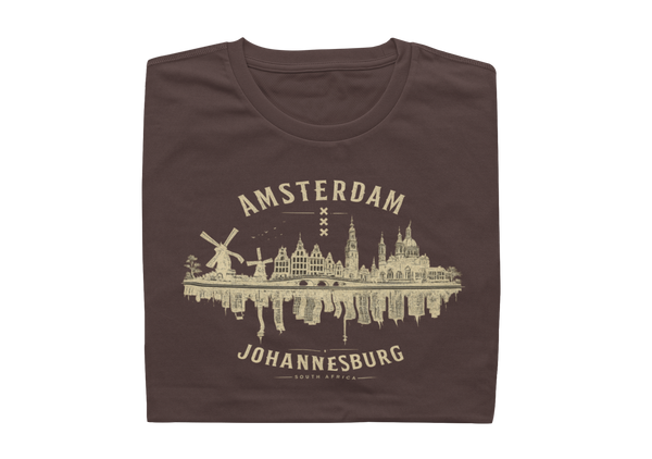 Amsterdam vs Johannesburg T-shirt, South African - Mens Shirt