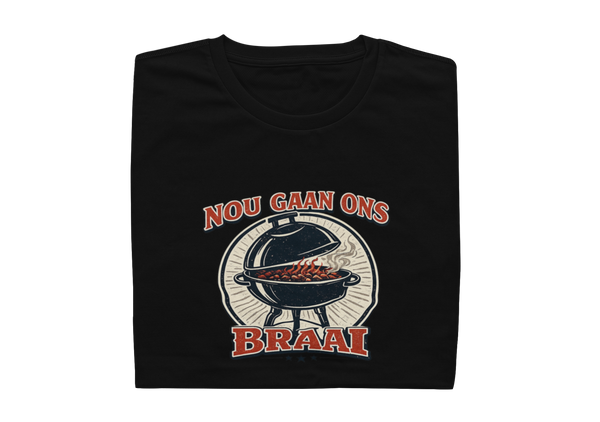 Nou Gaan Ons BRAAI - Mens Shirt