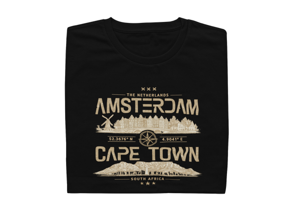 Amsterdam vs Cape Town, South African - Mens Shirt