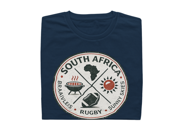Braaivleis, Rugby, Sunny Skies - Mens Shirt