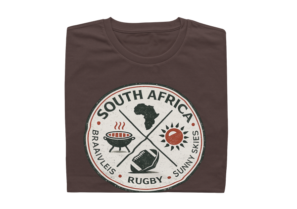 Braaivleis, Rugby, Sunny Skies - Mens Shirt