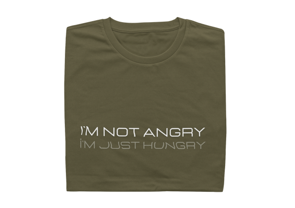 I'm Not Angry I'm Just Hungry - Mens Shirt