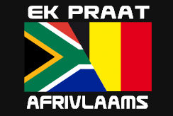 Ek Praat AFRIVLAAMS - Mens Shirt