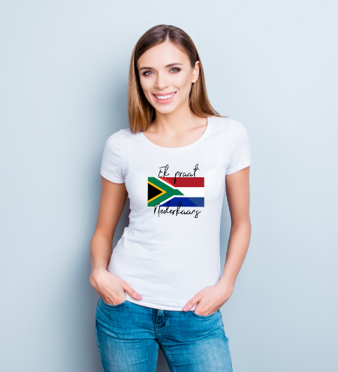 Ek Praat Nederkaans, South Africa - Ladies Shirt