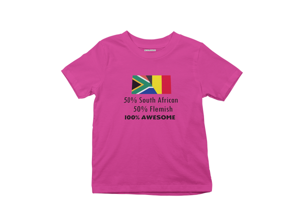 50% South African 50% Flemish 100% Awesome