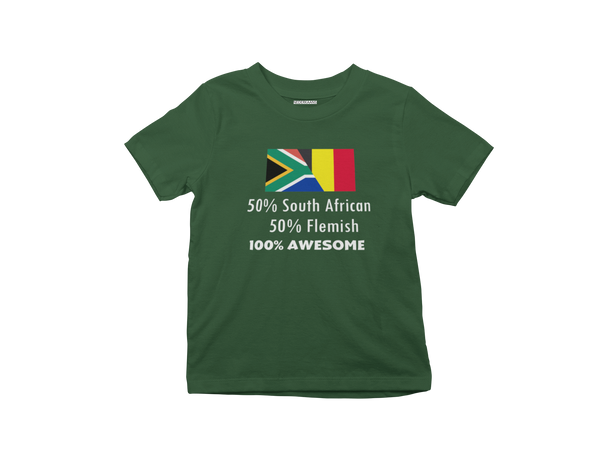 50% South African 50% Flemish 100% Awesome