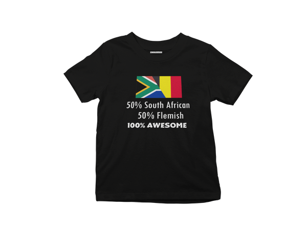 50% South African 50% Flemish 100% Awesome