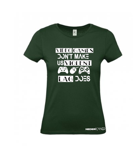 Video Games Don't Make Us Violent Lag Does - Mens Shirt