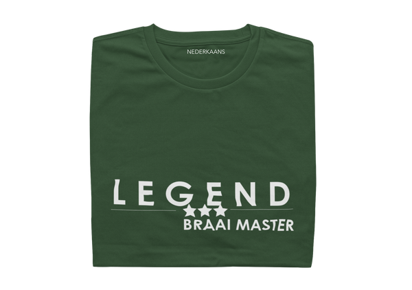 Legend Braai Master T-shirt, South African - Mens Shirt