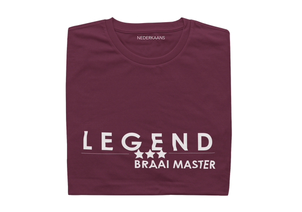 Legend Braai Master T-shirt, South African - Mens Shirt