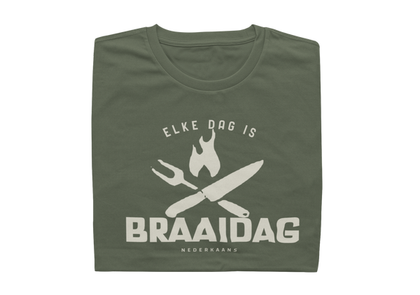 Elke Dag Is Braaidag - Mens Shirt