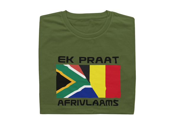 Ek Praat AFRIVLAAMS - Mens Shirt