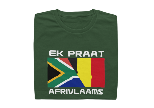 Ek Praat AFRIVLAAMS - Mens Shirt