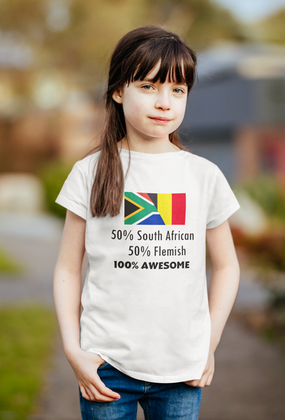 50% South African 50% Flemish 100% Awesome