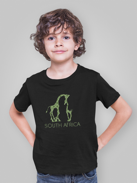 Giraffe Design With Shweshwe Print