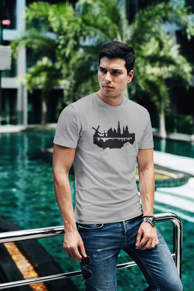 Amsterdam vs Cape Town Design, South African - Mens Shirt