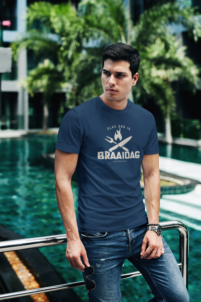 Elke Dag Is Braaidag - Mens Shirt